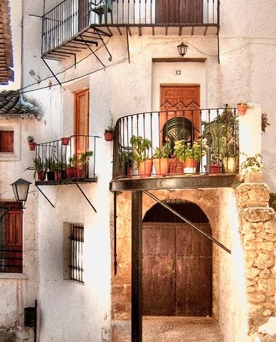 Balconies, Letur, Spain