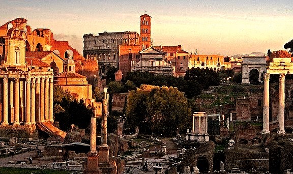 by Giovanni Pilone on Flickr.The Eternal City of Rome seen from Foro Romano ruins.