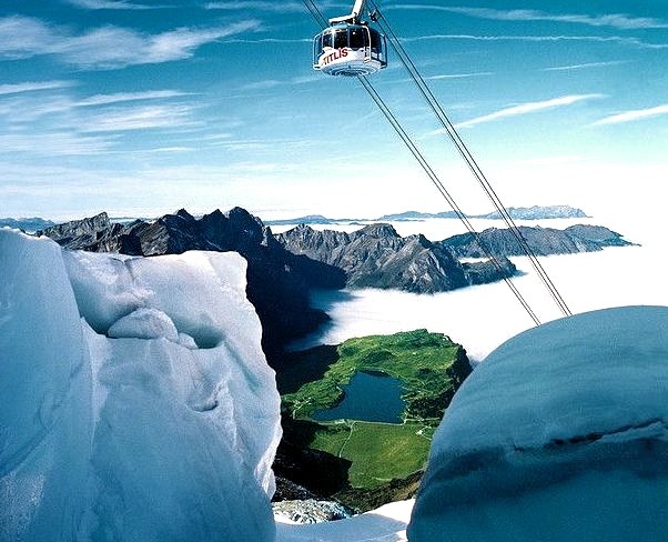 by Engelberg Titlis on Flickr.Cableway Gondola to Mount Titlis in Engelberg, Switzerland.
