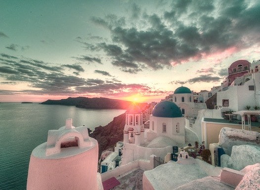 Postcard from Santorini, Greece