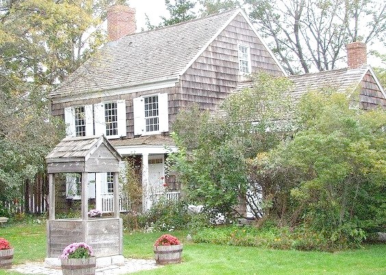 Walt Whitman Birthplace in West Hills, New York State - born today, 31 May 1819