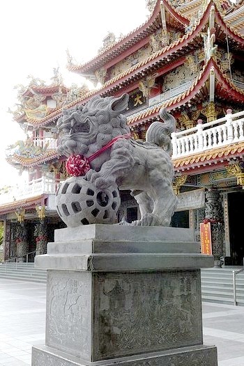 City of the Spirits of the Seas Temple in Tainan, Taiwan