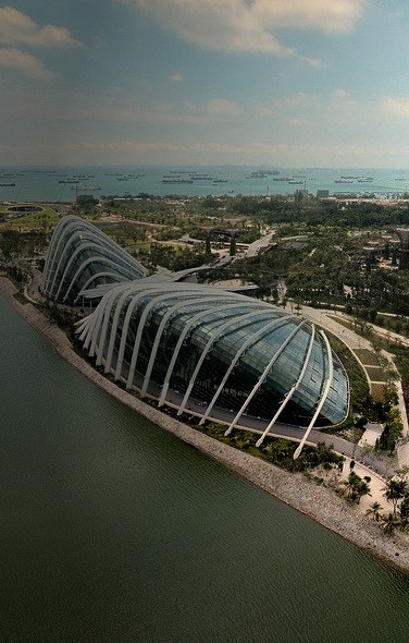 The Flower Dome in Garden By the Bay, Singapore