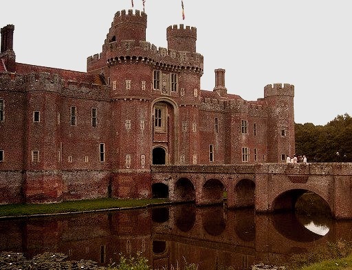 by Fenchurch again on Flickr.Herstmonceux Castle is a brick-built Tudor castle near Herstmonceux, East Sussex, England.
