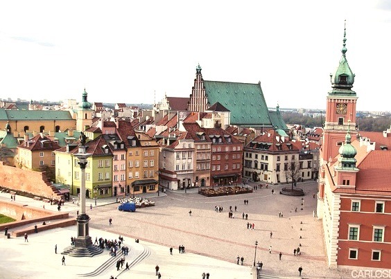 by CarlosBull on Flickr.Old city of Warsaw, the capital of Poland.