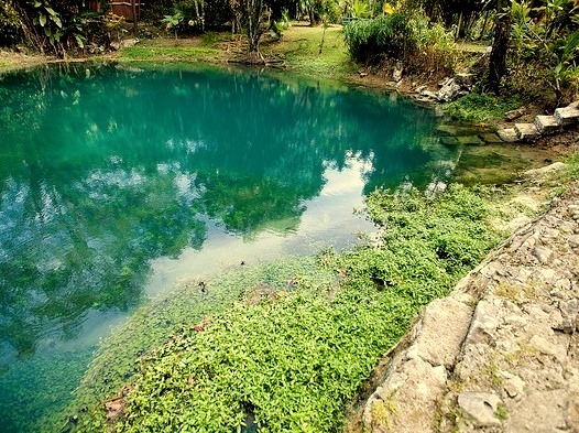 The Blue Hole in Westmoreland, Jamaica
